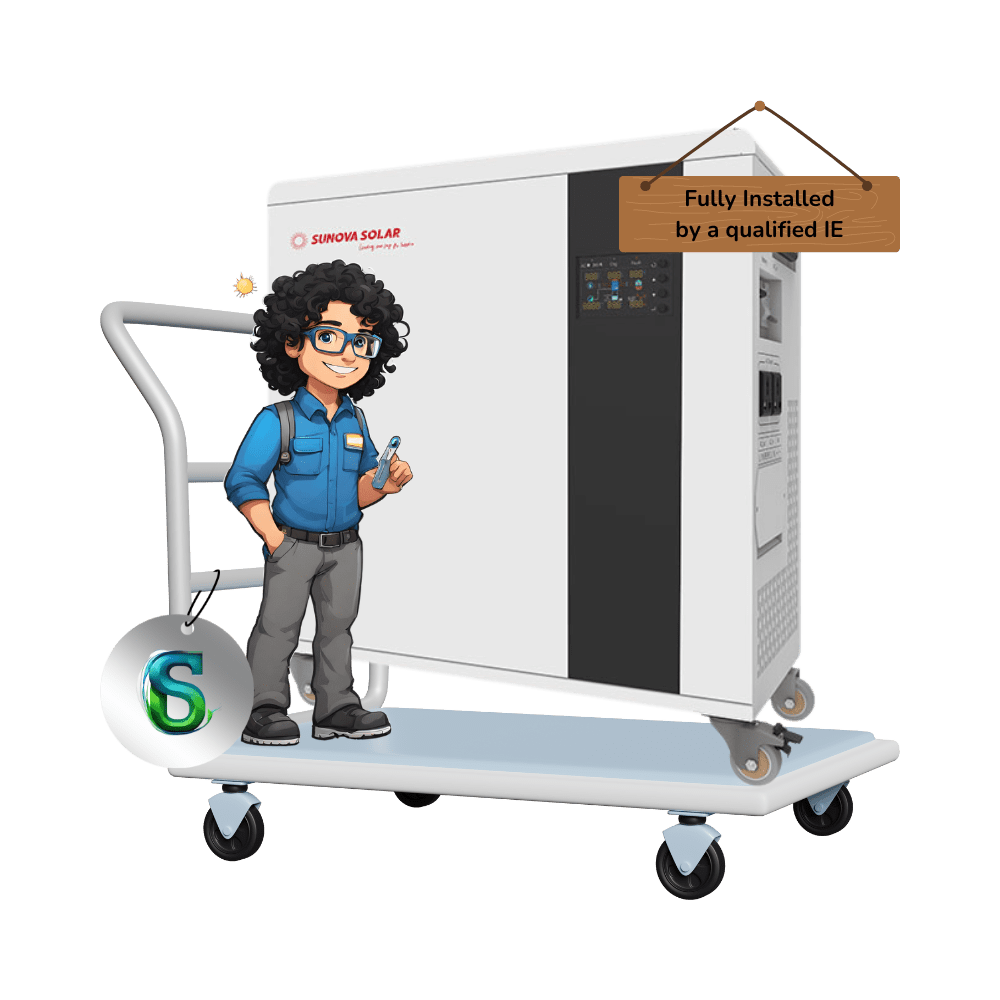 Sunova AllinOne 5kW Backup Installed InfiniteSol