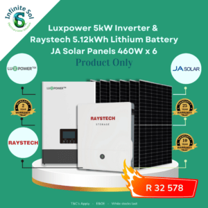 Luxpower/Raystech 5kW & 6 x 460W JA Solar Panels Solar System Infinite Sol