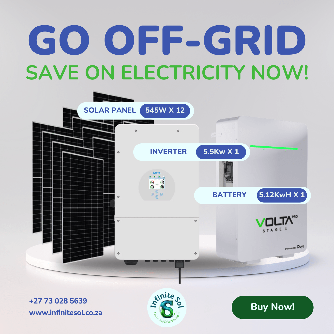 Infinite Sol: Electrical & Solar | From only R1 350!!!