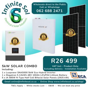 March Ad Luxpower-Megatron-JA Solar-5kW